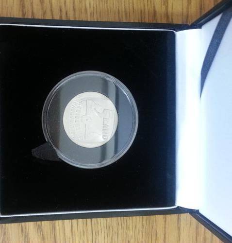 **BRILLIANT**1994 INAUGURATION R5 IN SA MINT BOX** UNC MS COIN**SEE PICS!!!