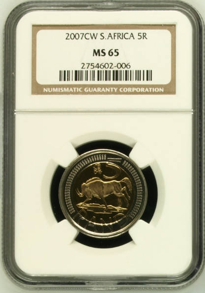 **2007 COIN WORLD OOM PAUL MINT MARK MS65 NGC GRADED R5**WITH COA**