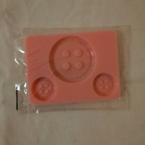 Silicone Fondant Buttons Mould