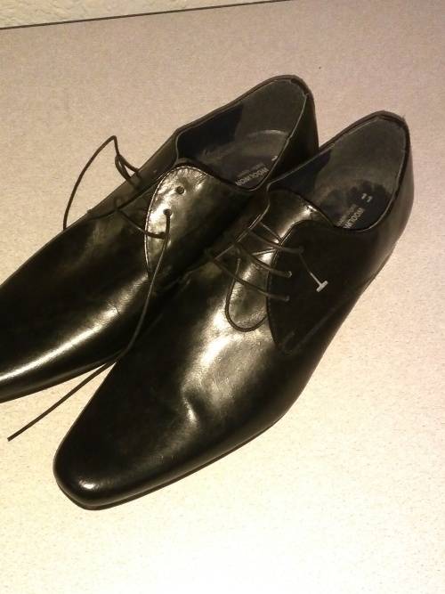 Woolworths Genuine Leather Shoes Black Size 11