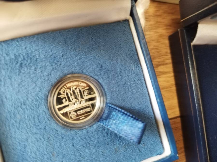 Joblot Silver Coins most beautiful Natura meerkat, de Klerk, Mandela