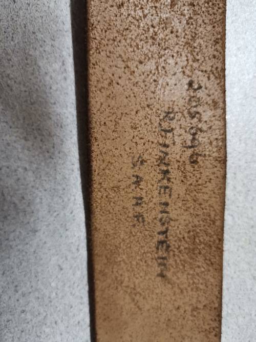 LEATHER ARMY BELT