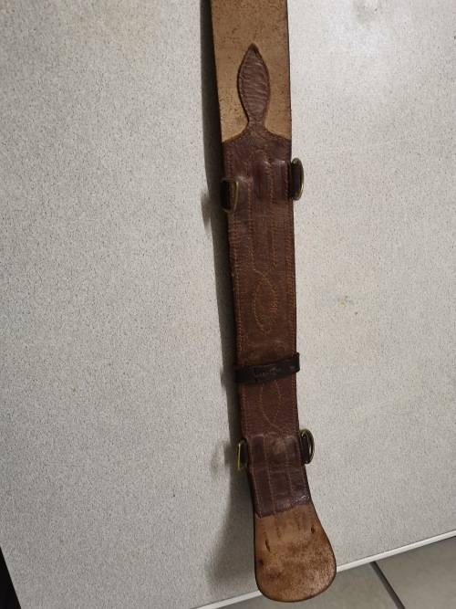 LEATHER ARMY BELT