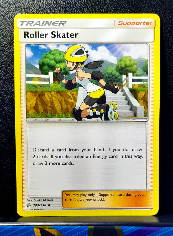 Pokemon Cards - Roller Skater 203/236 - Trainer - Sun & Moon, Cosmic Eclipse