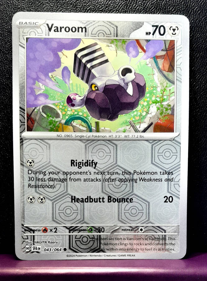Pokemon Cards - Varoom 043/064 - Reverse Holofoil  - Shrouded Fable (NM)
