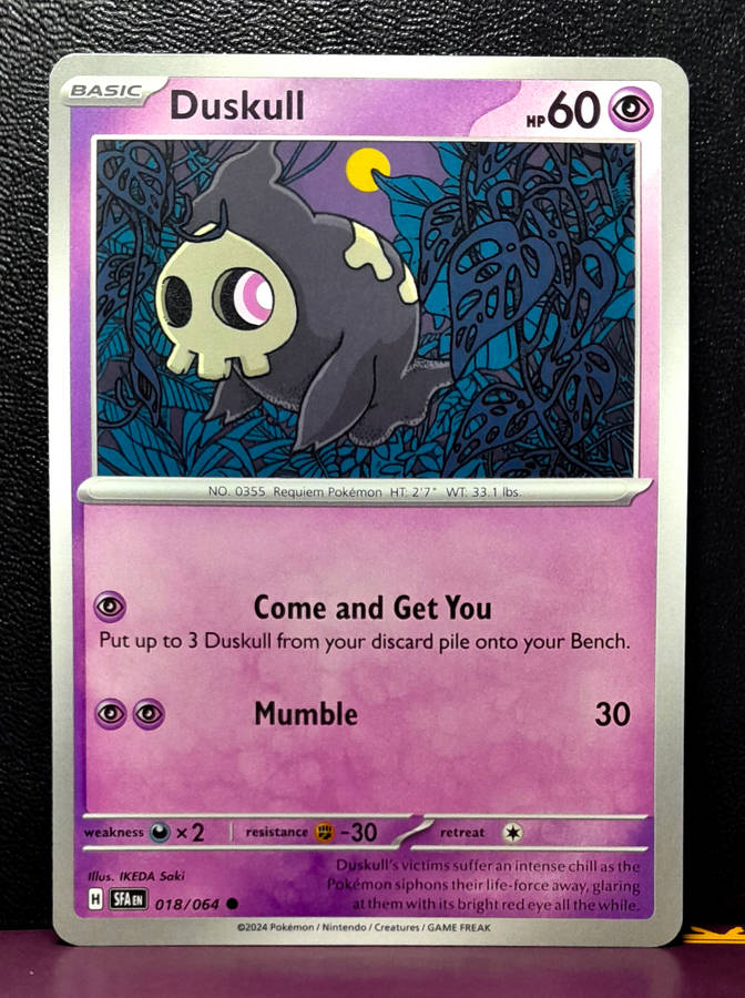 Pokemon Cards - Duskull 018/064  - Shrouded Fable (NM)