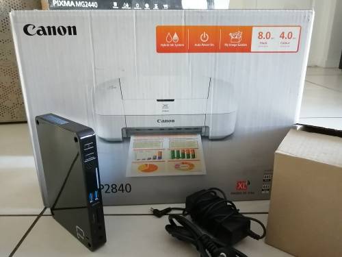 *******DOUBLE DEAL.NEW PROLINE NANO PC 500GB,HDD, 4GB, PLUS BRAND NEW CANON PRINTER ***