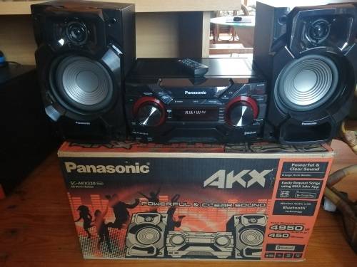 **LATE ENTRY**DEMO PANASONIC 4950W.  AKX220 BLUETOOTH, DVD , USB POWERFULL SOUND SYSTEM****waranty**