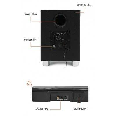 *DEMO MODEL WIRELESS PURE ACOUSTIC BLUETOOTH SOUND BAR AND WIRELESS SUB***