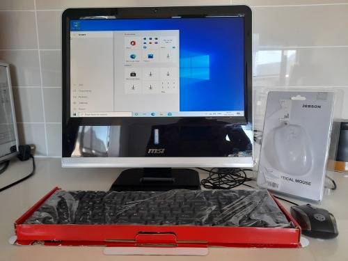 *ONCE OFF OFFER*MSI ALL IN ONE PC, 1TB HDD, W10,WIFI, DVD, USB*** NEW KEYBOARD AND MOUSE**FREE GIFT*