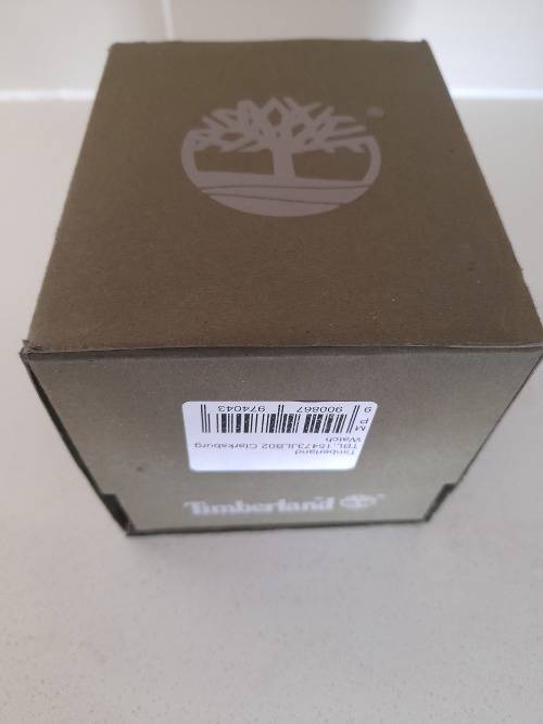 **FREE FREIGHT**BRAND NEW TIMBERLAND CLARKSBURG WATCH, GOLD DIAL, BLACK LEATHER STRAP*IN BOX**R3500