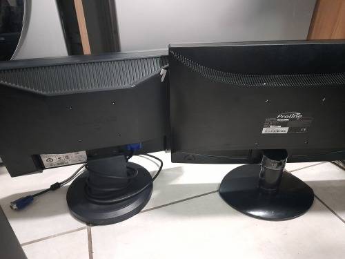 *SNAP FIRDAY SPECIAL**COMBO *LOT OF 4 X 19 INCH LCD SCREENS*** HIKVISION, PROLINE, DELL , SAMSUNG***