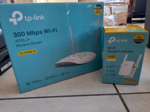 *SNAP FRI SPECIAL*COMBO DEAL**DEMO TP-LINK 300MPS WI-FI ROUTER AND TP-LINK300MPS RANGE EXTENDER**