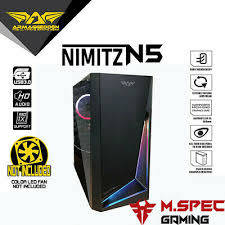 *MONTH END DEAL**Brand New Armaggeddon Nimitz N5 Aurora Micro-ATX Gaming Case (No Fans) - Black**