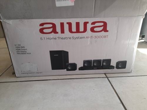 *NEW STOCK***BRAND NEW AIWA 5.1 HOMETHEATRE SYSTEM, DVD, BLUETOOTH ,AUX ETC****