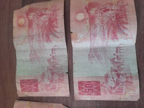 **POSSIBLE HIGH VALUE**LOT OF 6 X R50 GERHARD DE KOCK BANK NOTES**ONE BID FOR ALL**R99 FREIGHT*