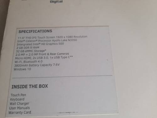 **LIQUIDATION STOCK**ILIFE ZEDBOOK 2 NOTEBOOK AND TABLET*SHOWS POWER NOT TURNING ON*NO CHARGER, BOX*