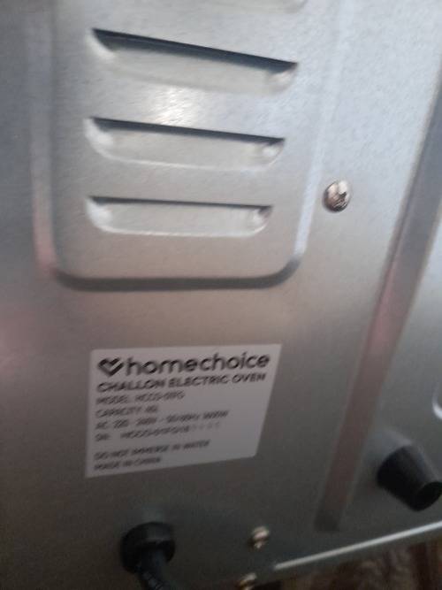 *LIMITED OFFER**BRAND NEW HOMECHOICE 45L ELECTRIC OVEN WITH 3 PLATE TOP IN BOX*R2000 RETAIL*
