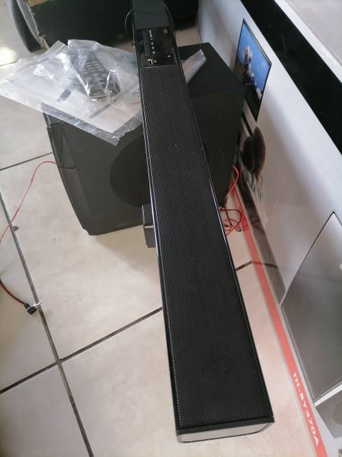 *WAREHOUSE CLEARANCE*FAULTY/UNTESTED JVC TH-BY370 SOUND BAR AND SUB WITH REMOTE IN BOX**