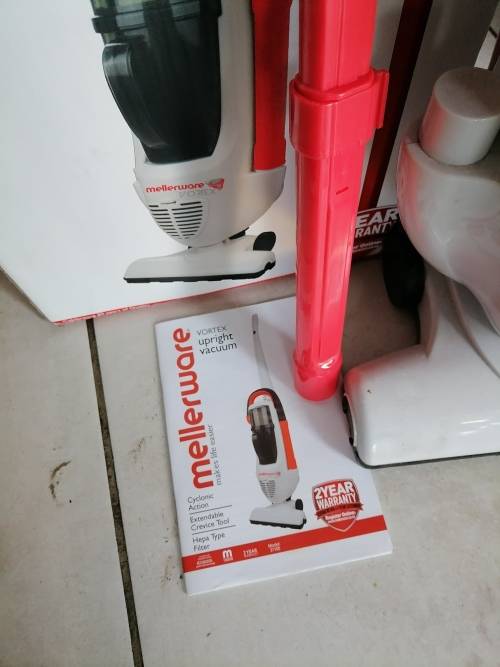 *PAY DAY DEALS*DEMO MELLERWARE VORTEX BAGLESS UPRIGHT VACUUM IN BOX WITH ATTACHMENTS*R2000 RETAIL*