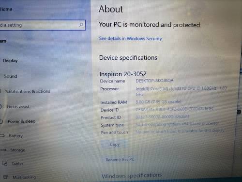 *PAY DAY DEALS*GOOD SPECS*I5 ASUS X550D,8GB RAM, 1TB HDD,W10,INTEL HD GRAPHICS 4000**