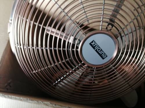 *WEEKEND SPECIAL*SUMMER ON WAY*BRAND NEW  Eurolux  4 Blades Desk fan*antique copper*R1200 RETAIL