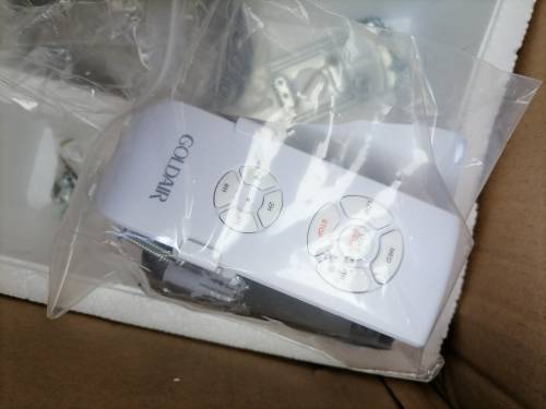 *HERITAGE DEAL*BRAND NEW GOLD AIR CEILING FAN WITH REMOTE AND LIGHT IN BOX*R1800 IN STORE**