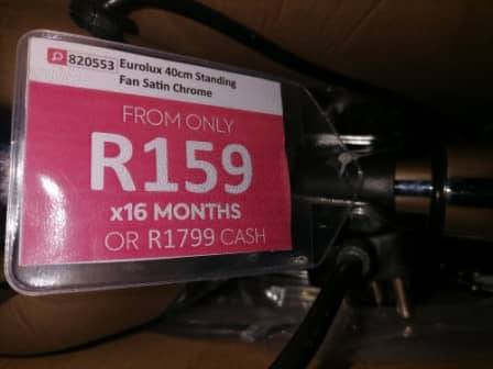*SUMMER SALE*LAST ONE*BUY NOW FOR SUMMER*New Eurolux F22C FAN, chrome *R1400 IN STORE