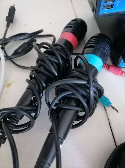*MONTH END MAGIC*COMBO DEAL*2 X SONY PLAYSTATION 2 CONSOLS WITH REMOTE/CONTROL/GAMES/MICS ETC**