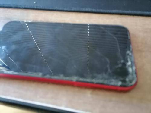 **APPLE IPHONE 11,RED IN COLOR*SCREEN IS CRACKED DOES NOT POWER ON**SOLD AS IS**