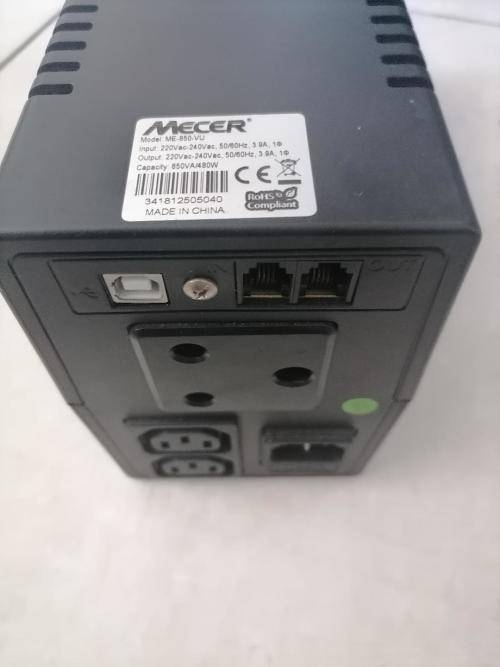 *EASTER SPECIAL*LOADSHEDDING WILL NEVER END*THIS IS A MUST HAVE IN SA *REFURBISHED MECER 650VAS UPS*