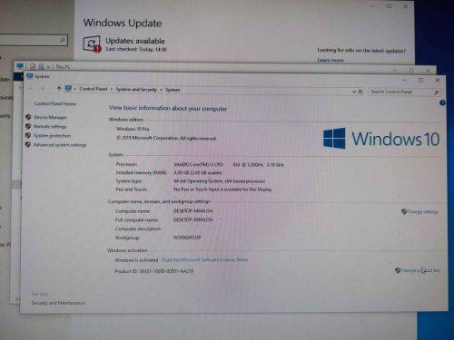 *WEEKEND SPECIAL***R30 FREIGHT**i5 LENOVO 24INCH ALL IN ONE PC 4GB RAM/W10/OFFICE*R5000 RETAIL*