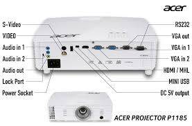 *AWESOME DEALS*R30 FREIGHT*ACER P1185 DLP PROJECTOR WITH HDMI INPUT*TOP QUALITY**