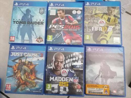 *AWESOME DEALS*R30 FREIGHT*SONY PLAYSTATION 4 IN BOX+2 CONTROLLERS+10 GAMES*ONE BID FOR THE LOT**