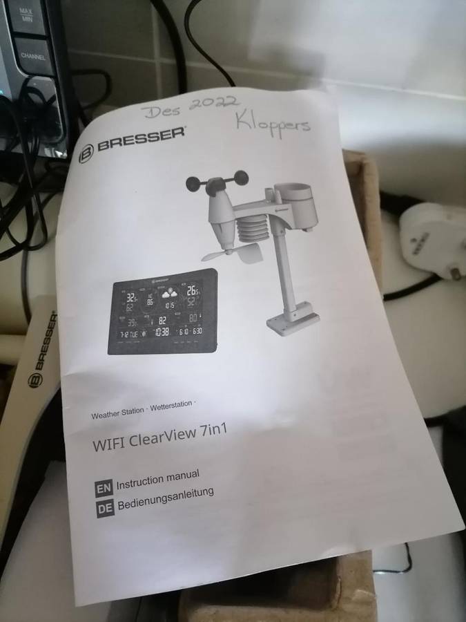 *YEAR END CLEARANCE*R30 FREIGHT*BRESSER 7 IN 1 WEATHER STATION*POWER ON NOT TESED**R10 000 NEW PRICE