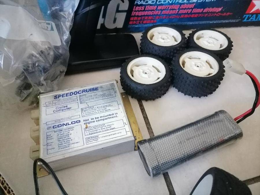 *YEAR END CLEARANCE**R30 FREIGHT**TAMIYA EXPERT BUILT RC CAR WITH REMOTE,SPARES ETC*WORKING**