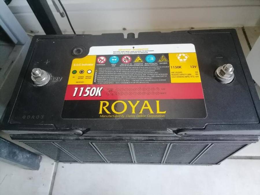 *YEAR END CLEARANCE*R30 FREIGHT*ROYAL 1150K 105AH MARINE AND UPS DEEP CYCLE BATTERY*R3200 RETAIL**