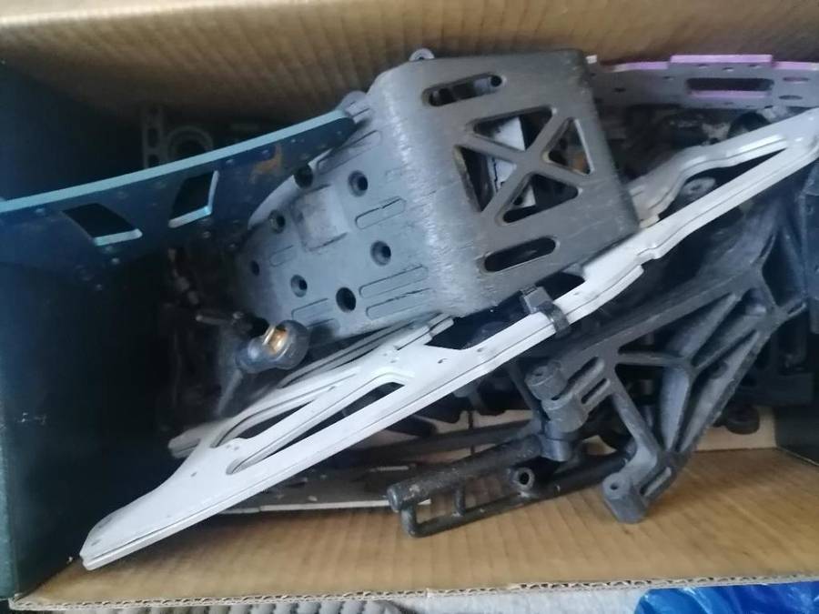 *AWESOME PROJECT*2 X HPI BIG SAVAGE NITRO TRUCKS WITH 2 MOTORS,MANY SPARES,NEW NUTS BOLTS,BEARINGS**