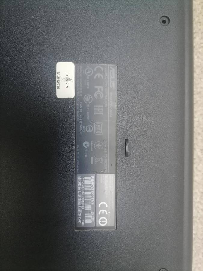 ASUS X553M LAPTOP*8GB RAM,750GB HDD,WINDOWS 10, CHARGER