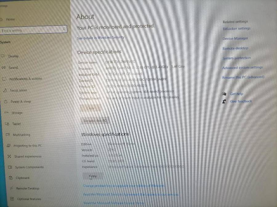 I3 DELL OPTIPLEX 7010 MINI PC,4GB RAM, W10,500GB HDD