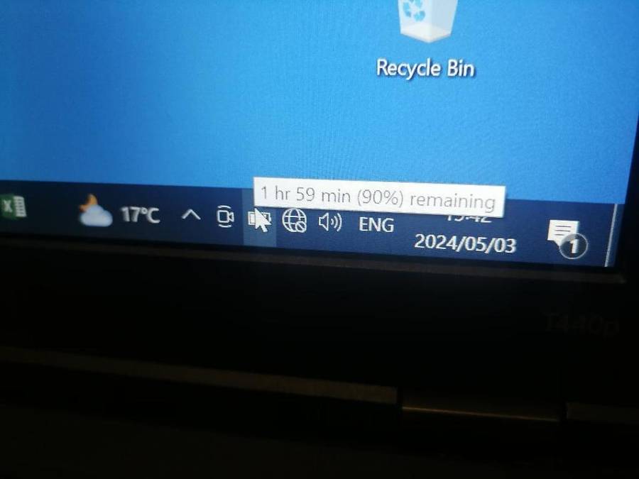 I5 LENOVO T440P 4TH GEN, 4GB RAM, 1TB HDD,BATTERY FAIR, LAPTOP EXCELLENT CONDITION