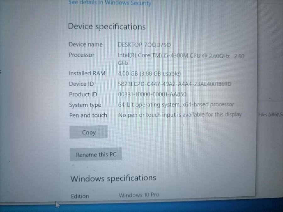 I5 LENOVO T440P 4TH GEN, 4GB RAM, 1TB HDD,BATTERY FAIR, LAPTOP EXCELLENT CONDITION