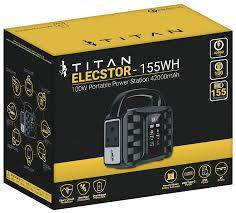 TITAN ELECSTOR-155WH  PORTABLE POWER STATION