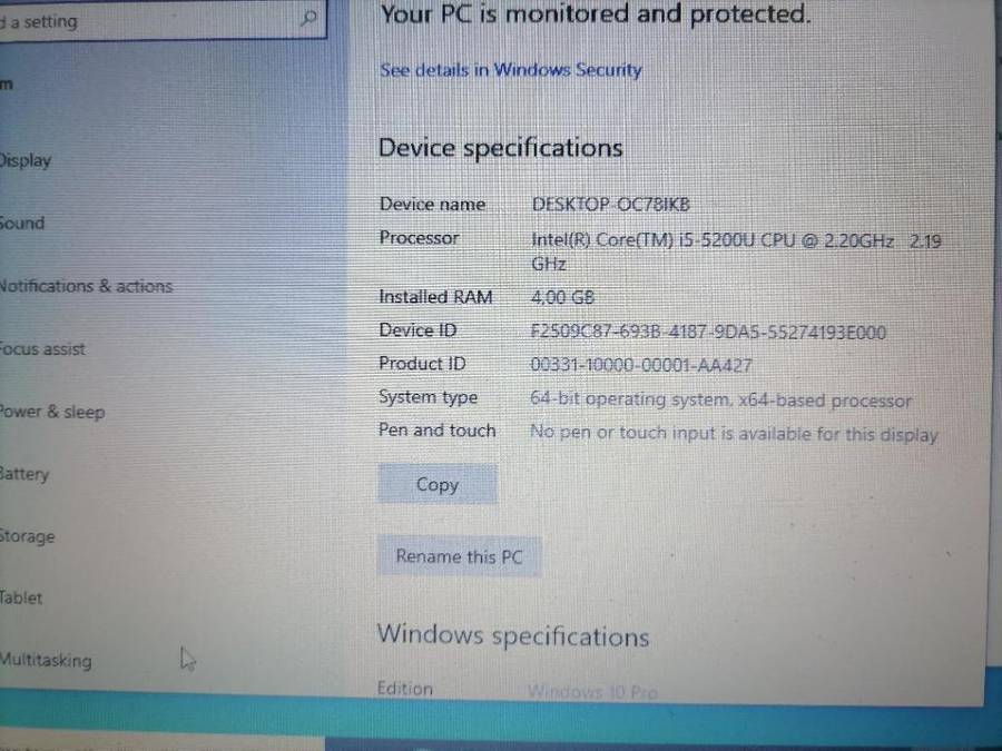 i5 DELL LATITUDE E7450 5TH GEN,4GB RAM,500GB HDD,BACKLIT KEYBOARD,BATTERY 100%,ORIGINAL CHARGER