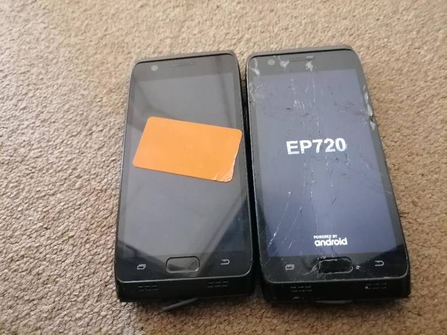 *WEEKEND SPECIAL*LOT OF 2 X TD TECH EP720 DUAL SIM PHONE.5G, WATER/DUST PROOF*ONE BID FOR BOTH**