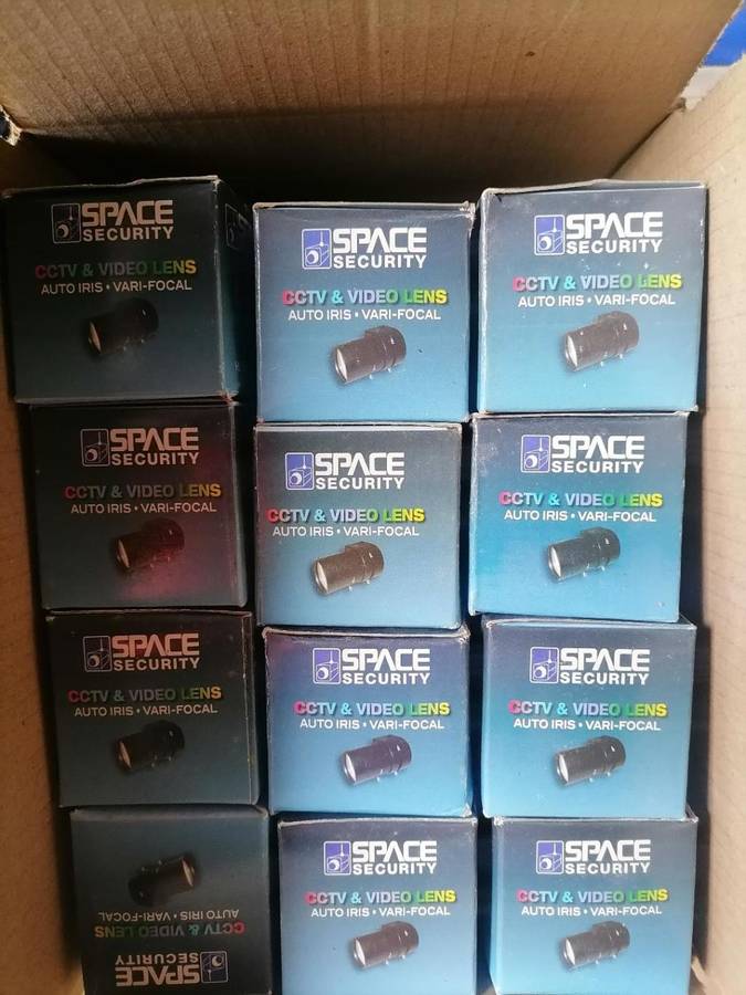 LIQUIDATION ITEMS*LOT OF 24 X New Space TV 550 Mm Varifocal Auto Iris Lens for CCTV Box Cameras