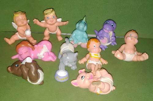 Diaper Babies Collection Of 10 Figures All In Very Good Condition