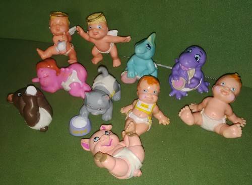 Diaper Babies Collection Of 10 Figures All In Very Good Condition