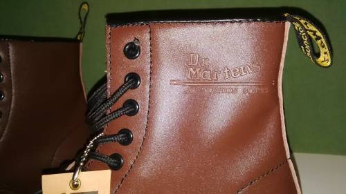 Dr. Martens Original New Size :40 Brown Genuine Leather Boots