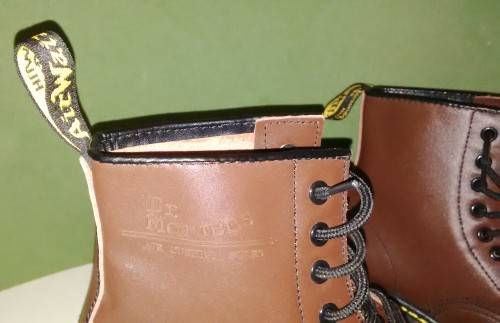 Dr. Martens Original New Size :40 Brown Genuine Leather Boots